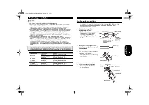 Pioneer GM-6000F - User manual - danois, norv&eacute;gien, su&eacute;dois