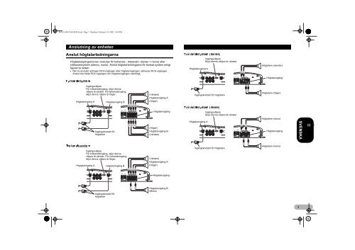 Pioneer GM-X364 - User manual - danois, norv&eacute;gien, su&eacute;dois