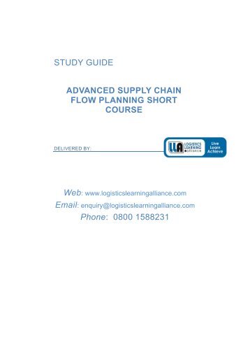 Advanced Supply Chain Flow Planning