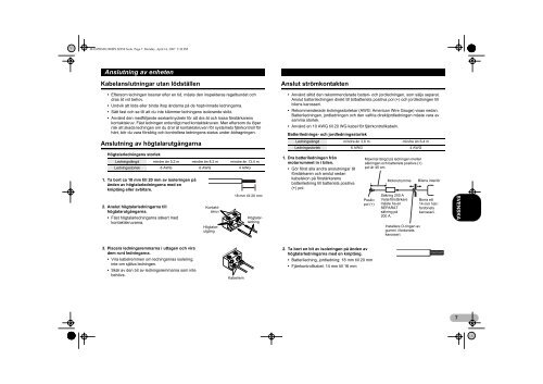 Pioneer PRS-D1200SPL - User manual - danois, finnois, norv&eacute;gien, su&eacute;dois