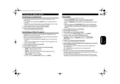 Pioneer DEQ-P6600 - User manual - danois, norv&eacute;gien, su&eacute;dois