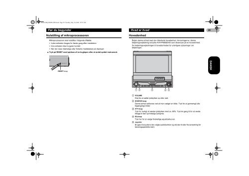 Pioneer DEQ-P6600 - User manual - danois, norv&eacute;gien, su&eacute;dois