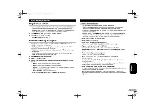 Pioneer DEQ-P6600 - User manual - danois, norv&eacute;gien, su&eacute;dois