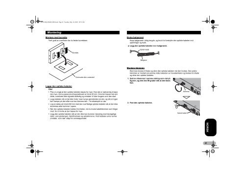 Pioneer DEQ-P6600 - User manual - danois, norv&eacute;gien, su&eacute;dois