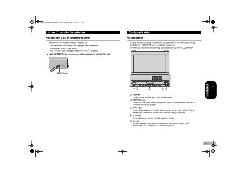 Pioneer DEQ-P6600 - User manual - danois, norv&eacute;gien, su&eacute;dois