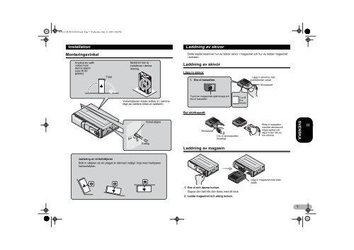 Pioneer CDX-P670 - User manual - danois, norv&eacute;gien, su&eacute;dois