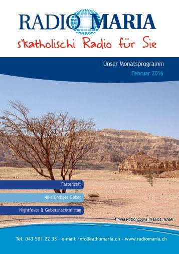 Radio Maria Schweiz - Februar 2016