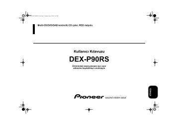 Pioneer DEX-P90RS - User manual - turc