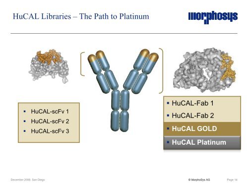 HuCAL Platinum - MorphoSys