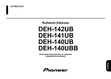Pioneer DEH-141UB - User manual - turc