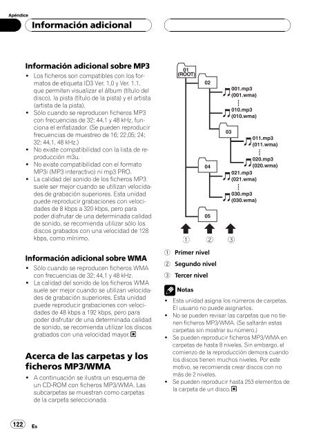 Pioneer DEH-P7500MP - User manual - anglais, espagnol