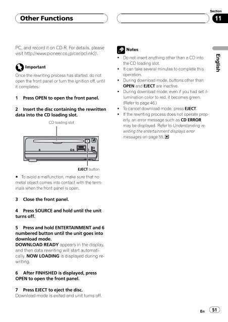 Pioneer DEH-P7500MP - User manual - anglais, espagnol