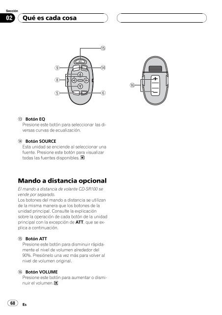 Pioneer DEH-P7500MP - User manual - anglais, espagnol