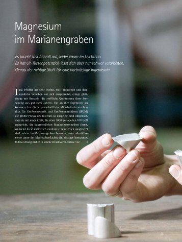 Magnesium im Marianengraben - Produktionstechnisches Zentrum ...