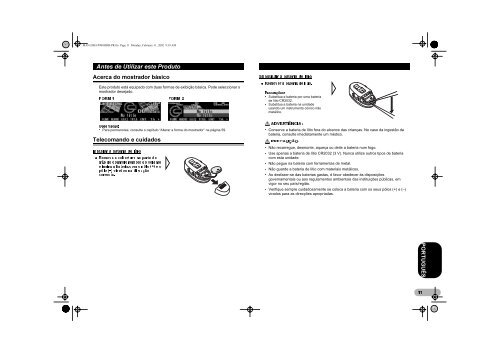 Pioneer DEH-P900HDD - User manual - portugais