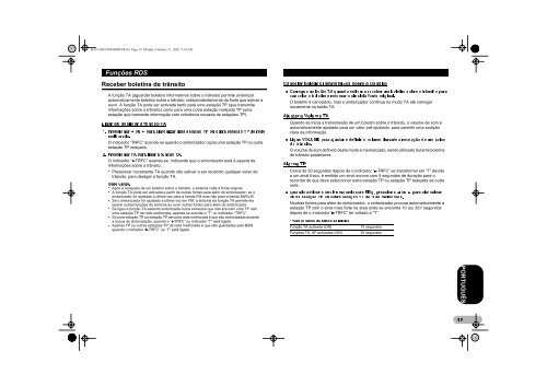 Pioneer DEH-P900HDD - User manual - portugais