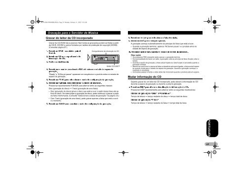 Pioneer DEH-P900HDD - User manual - portugais