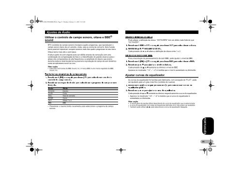 Pioneer DEH-P900HDD - User manual - portugais