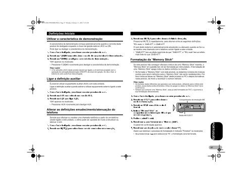 Pioneer DEH-P900HDD - User manual - portugais