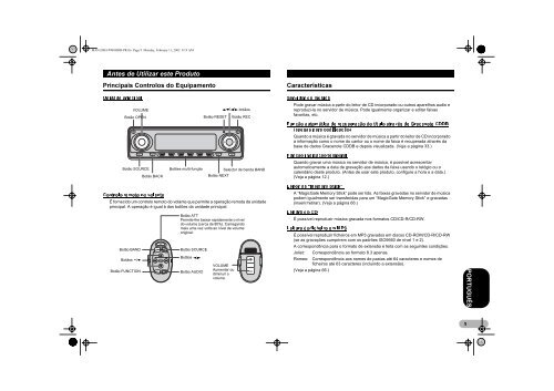 Pioneer DEH-P900HDD - User manual - portugais