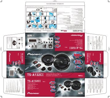 Pioneer TS-A132CI - Addendum - allemand, anglais, espagnol, franÃ§ais, italien, portugais, russe