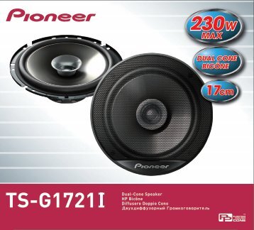 Pioneer TS-G1721i - Addendum - allemand, anglais, espagnol, franÃ§ais, italien, russe