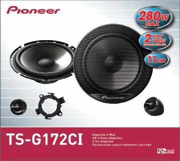Pioneer TS-G172Ci - Addendum - allemand, anglais, espagnol, franÃ§ais, italien, russe