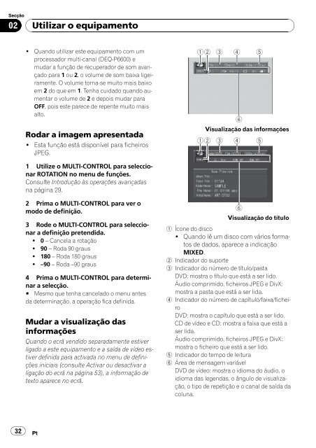 Pioneer DVH-P4100UB - User manual - portugais