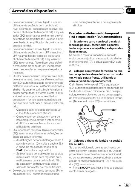 Pioneer DVH-P4100UB - User manual - portugais