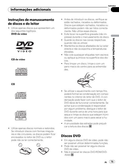 Pioneer DVH-P4100UB - User manual - portugais