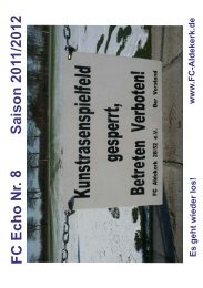 FC Echo Seite 6 - FC Aldekerk 28/52 eV