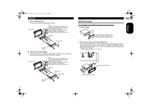 Pioneer AVH-P6400R - User manual - turc