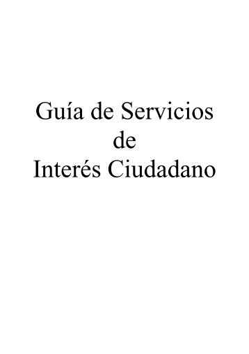 Guía de Servicios de Interés Ciudadano - ISOTools