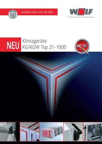 Klimageräte KG/KGW Top 21-1000