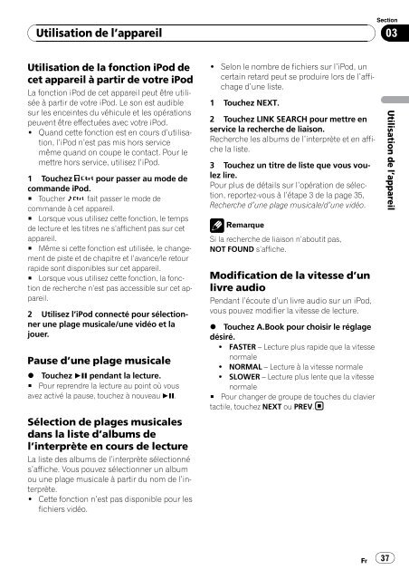 Pioneer AVH-P4000DVD - User manual - fran&ccedil;ais, italien