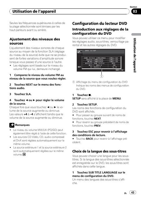 Pioneer AVH-P4000DVD - User manual - fran&ccedil;ais, italien