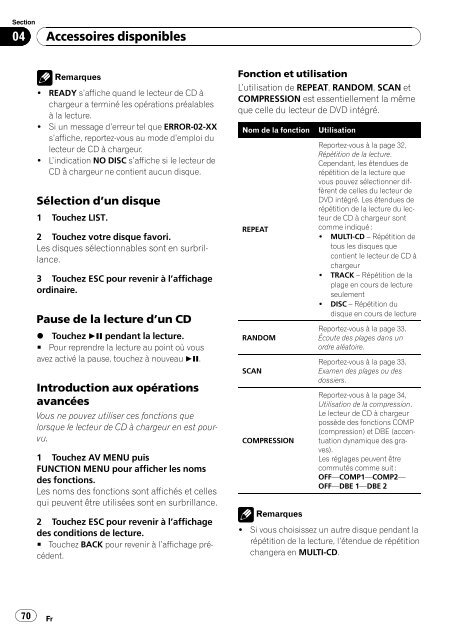 Pioneer AVH-P4000DVD - User manual - fran&ccedil;ais, italien