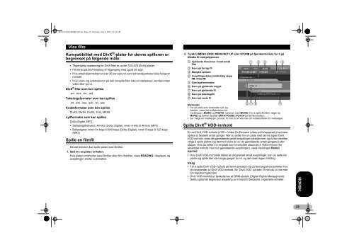 Pioneer DVH-3900MP - User manual - norv&eacute;gien