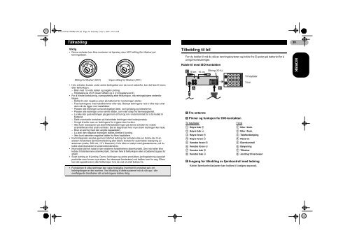 Pioneer DVH-3900MP - User manual - norv&eacute;gien