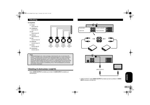 Pioneer DVH-3900MP - User manual - norv&eacute;gien