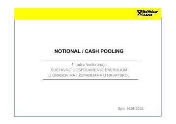 NOTIONAL / CASH POOLING - EE