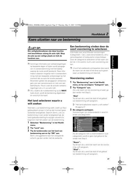 Pioneer AVIC600T - User manual - n&eacute;erlandais