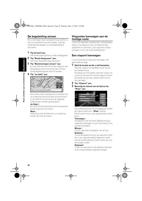 Pioneer AVIC600T - User manual - n&eacute;erlandais