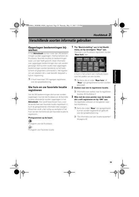 Pioneer AVIC600T - User manual - n&eacute;erlandais