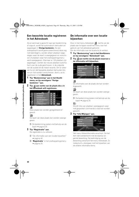 Pioneer AVIC600T - User manual - n&eacute;erlandais