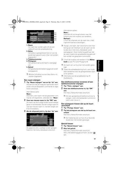 Pioneer AVIC600T - User manual - n&eacute;erlandais