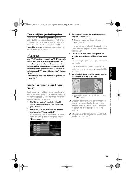 Pioneer AVIC600T - User manual - n&eacute;erlandais