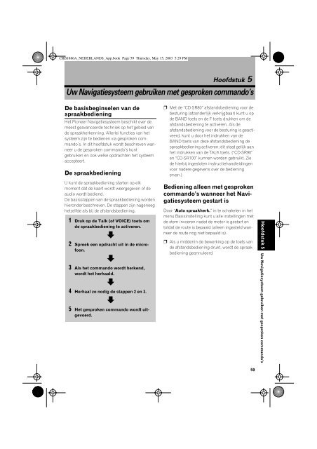 Pioneer AVIC600T - User manual - n&eacute;erlandais