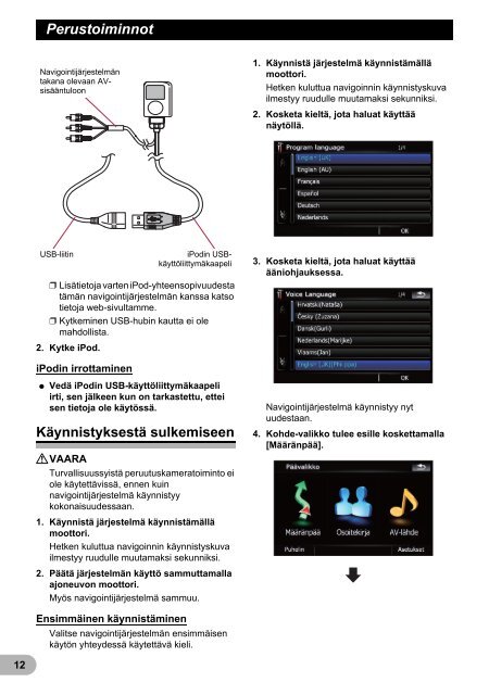 Pioneer AVIC-F910BT - User manual - finnois