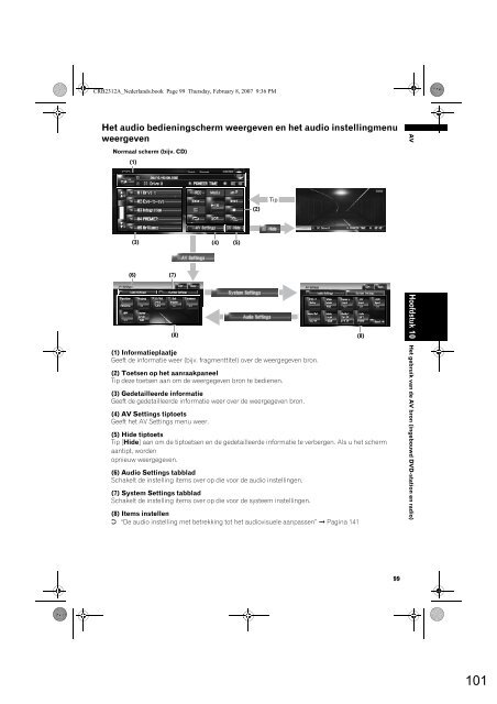 Pioneer AVIC-HD3 (RU) - Software manual - n&eacute;erlandais